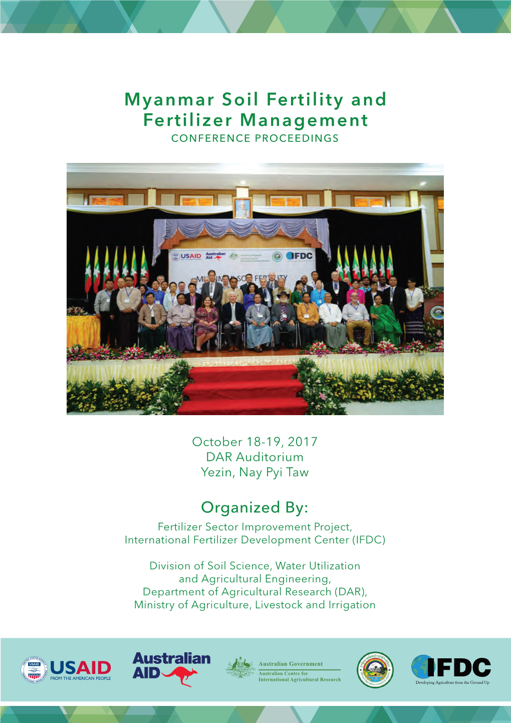 Myanmar Soil Fertility and Fertilizer Management CONFERENCE PROCEEDINGS