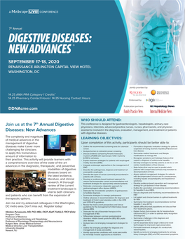 Join Us at the 7Th Annual Digestive Diseases