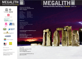 Stonehenge and Avebury World Heritage Site Newsletter
