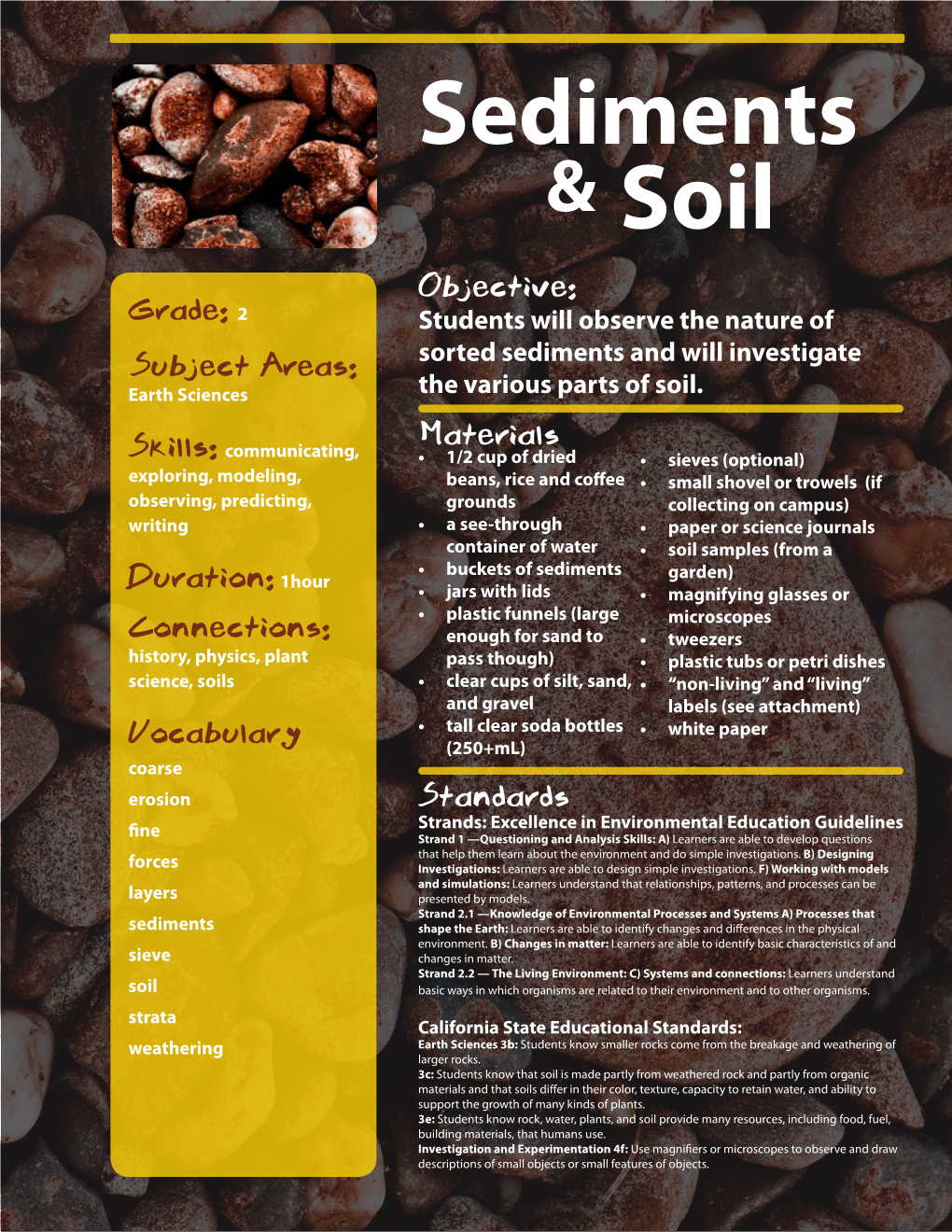 Sediments Soil