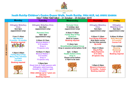Harefield Children's Centre Activities