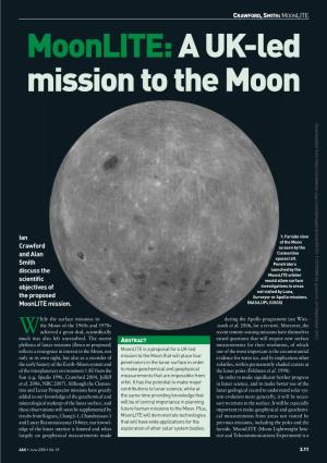 Moonlite: a UK-Led Mission to the Moon Downloaded from by Guest on 24 September 2021