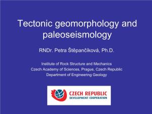 Tectonic Geomorphology and Paleoseismology