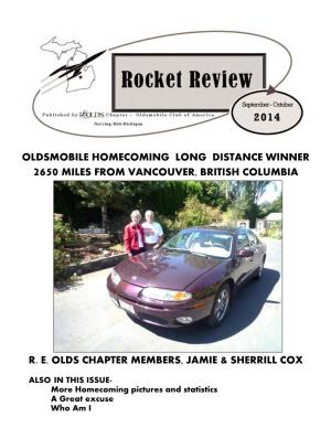 Oldsmobile Homecoming Long Distance Winner 2650 Miles from Vancouver, British Columbia