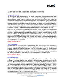 Vancouver Island Experience