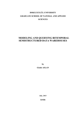 Modeling and Querying Bitemporal Semistructured Data Warehouses
