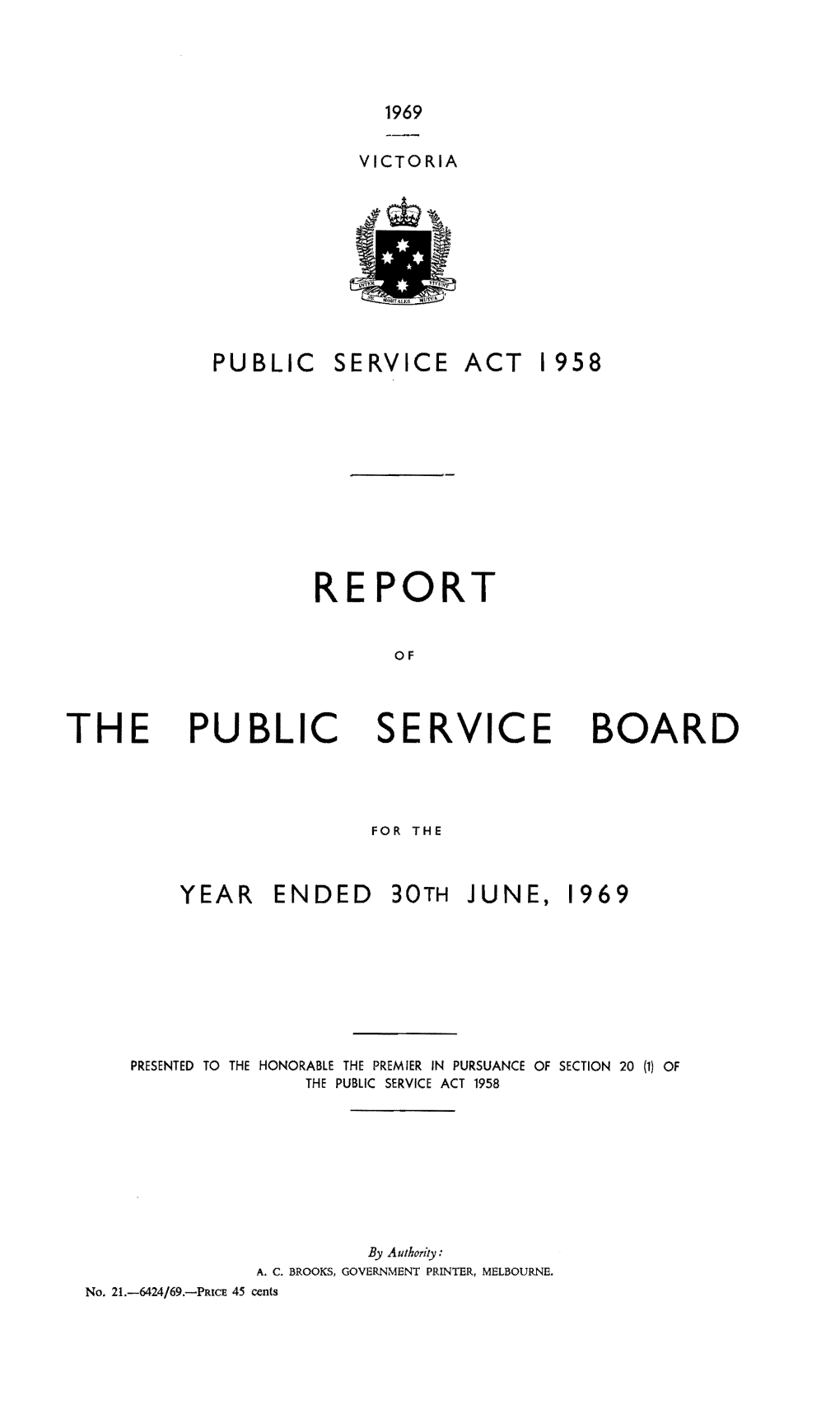 Report the Public Service Board