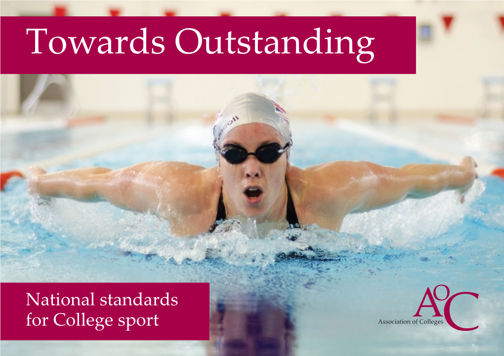 Towards Outstanding: National Standards for College Sport