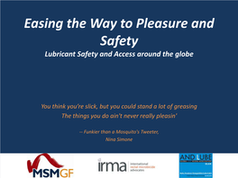 And Lube Safety Working Group