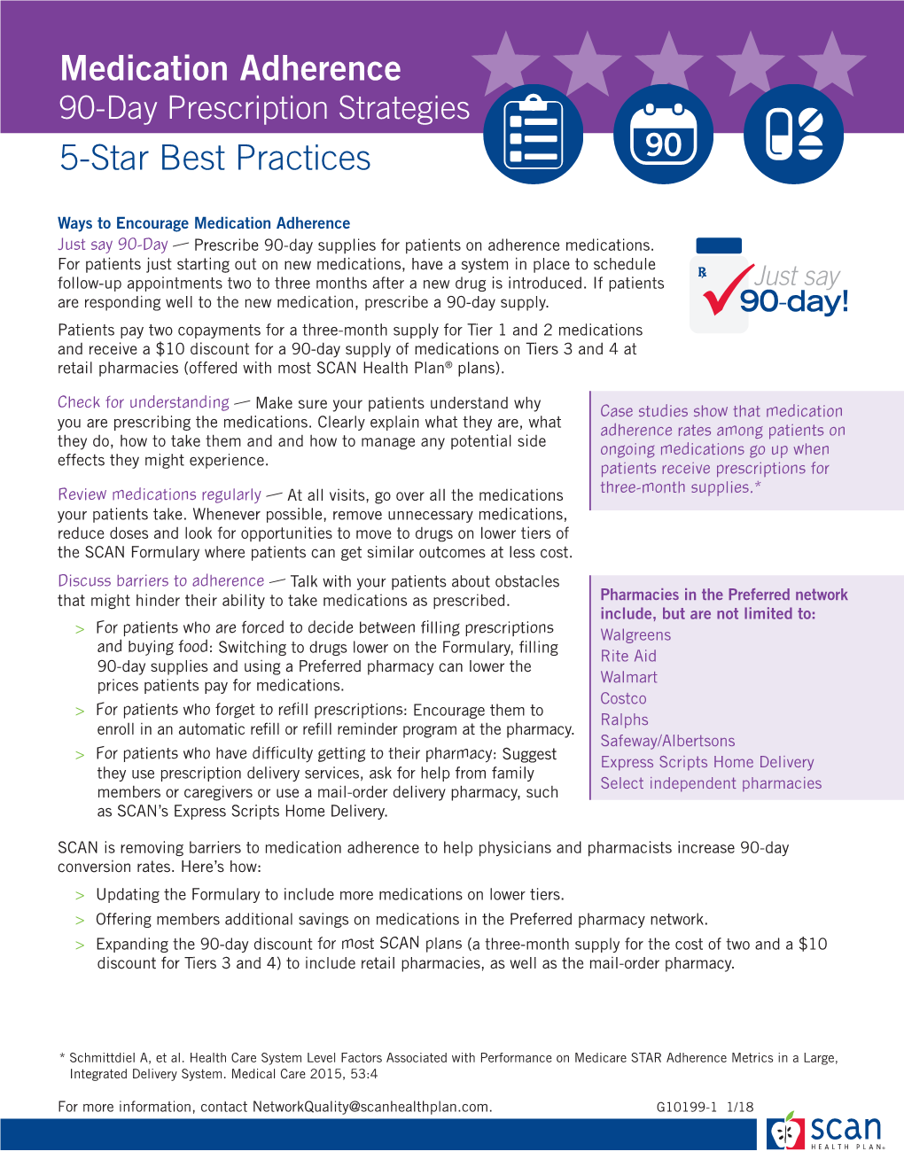 Medication Adherence 90-Day Prescription Strategies 5-Star Best Practices