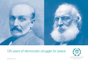 125 Years of Democratic Struggle for Peace