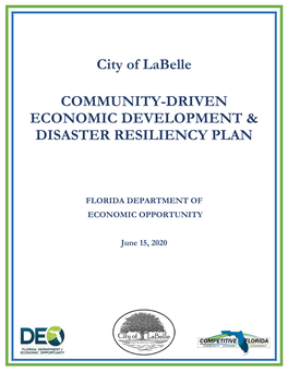 City of Labelle COMMUNITY-DRIVEN ECONOMIC DEVELOPMENT