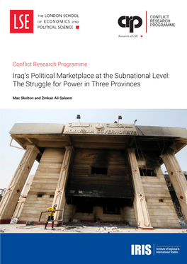 Iraq's Political Marketplace at the Subnational Level