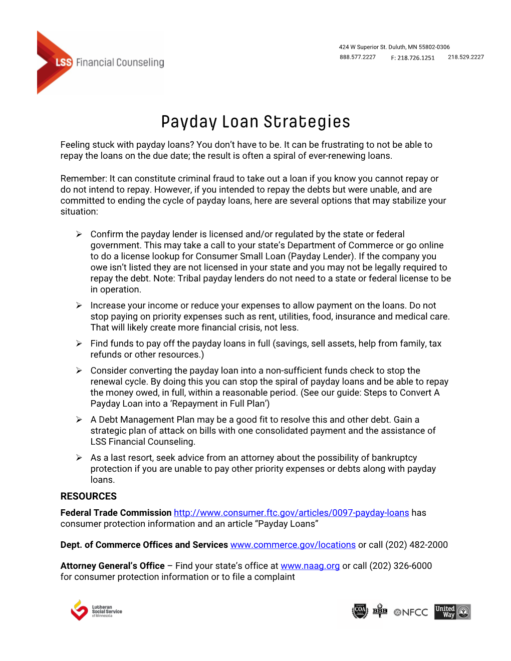 Payday Loan Strategies