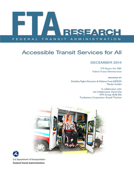 Accessible Transit Services for All