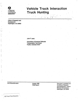 Vehicle Track Interaction Truck Hunting 6
