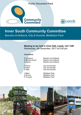 (Public Pack)Agenda Document for Inner South Community Committee