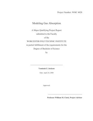 Modeling Gas Absorption