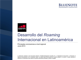 Roaming Internacional En Latinoamérica