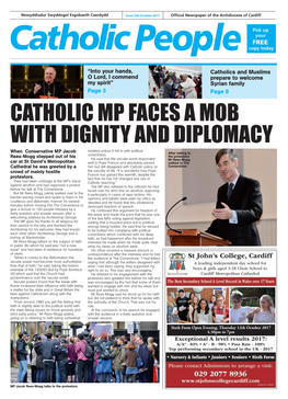 250 October 2017 Official Newspaper of the Archdiocese of Cardiff