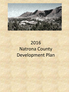 2016 Natrona County Development Plan