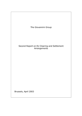 Giovannnini Group. Second Report On