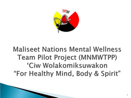 Maliseet Nations Mental Wellness Team Pilot Project (MNMWTPP)