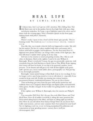 Real Life by Lewis Shiner