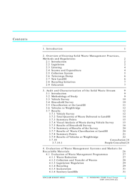 Solid Waste Characterisation Tonga