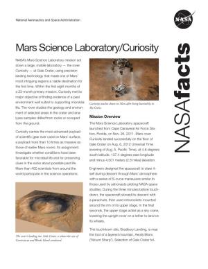 Mars Science Laboratory/Curiosity