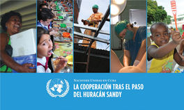 Naciones Unidas. La Cooperación Tras El Paso Del Huracán Sandy