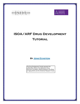 ISOA/ARF Drug Development Tutorial