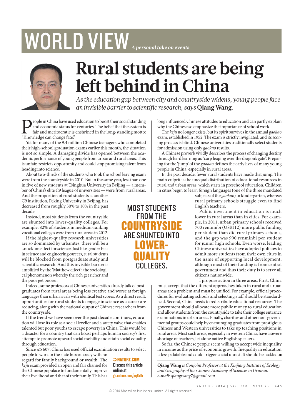 Rural Students Are Being Left Behind in China
