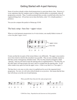 Getting Started with 4-Voice Progressions.FH9