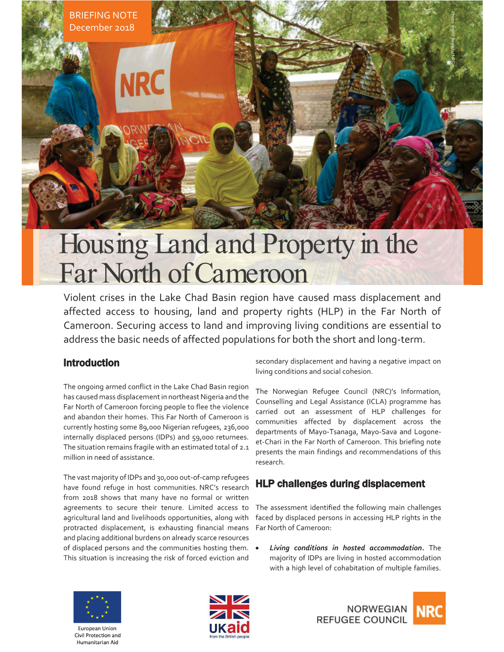 Housing Land and Property in the Far North of Cameroon