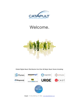 Catapult Welcome