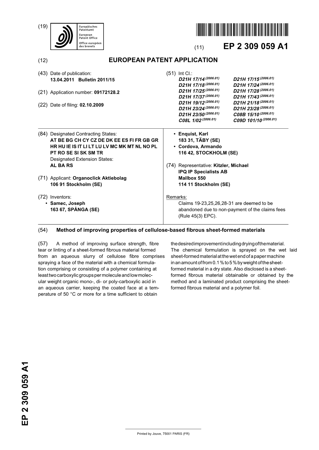 Method of Improving Properties of Cellulose-Based Fibrous Sheet-Formed Materials