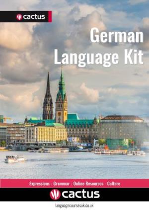 German Languagelanguage Kitkit
