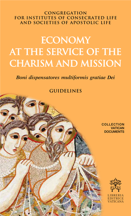 Economy at the Service of the Charism and Mission
