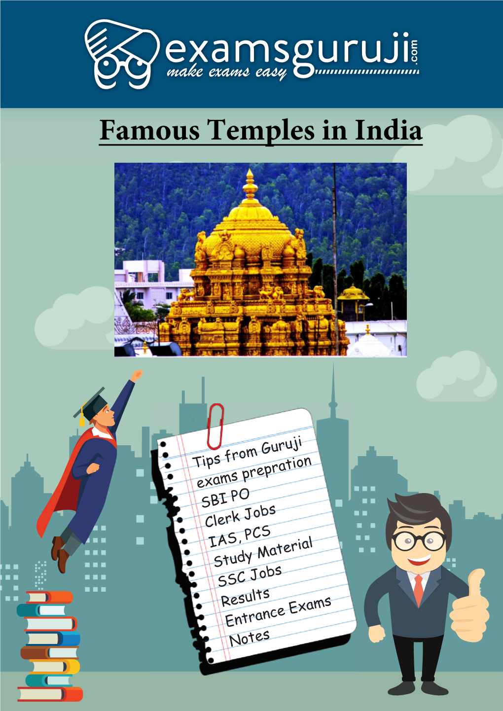 Complete List of Famous Temples/Monasteries in India