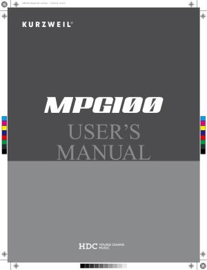 MPG100 User's Manual