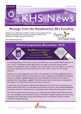 Newsletter December 2018