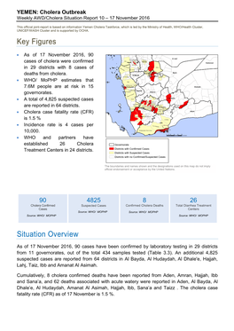 Cholera Outbreak Weekly AWD/Cholera Situation Report 10 – 17 November 2016