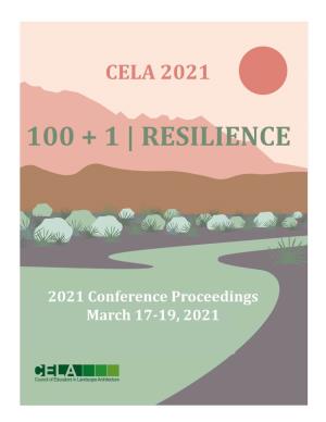 2021 CELA Proceedings