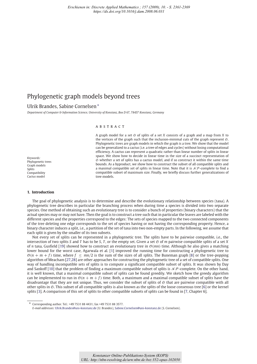 Phylogenetic Graph Models Beyond Trees