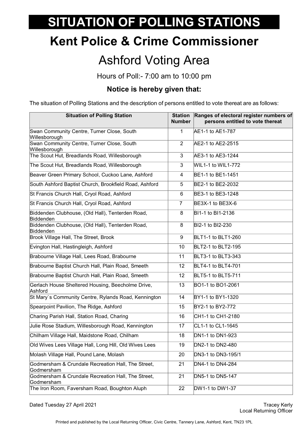 Ashford-Situation-Of-Polling-Stations