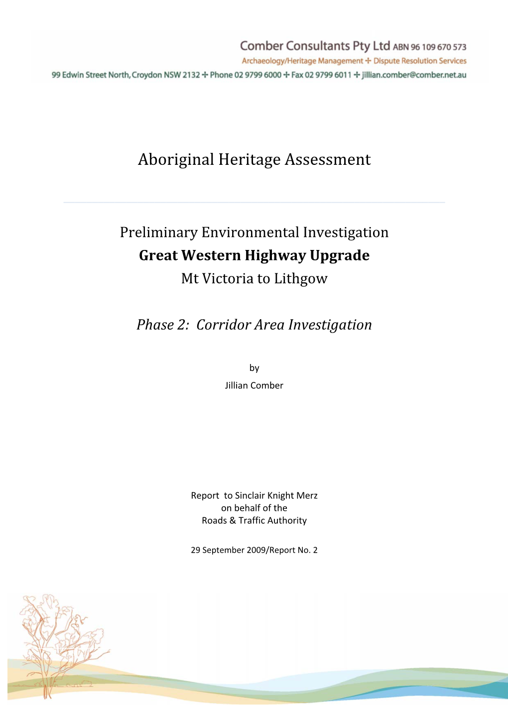 Aboriginal Heritage Assessment