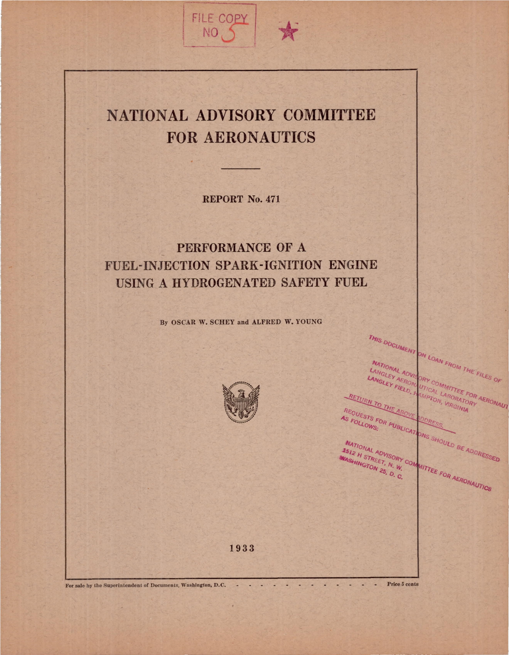 National Advisory Committee for Aeronautics