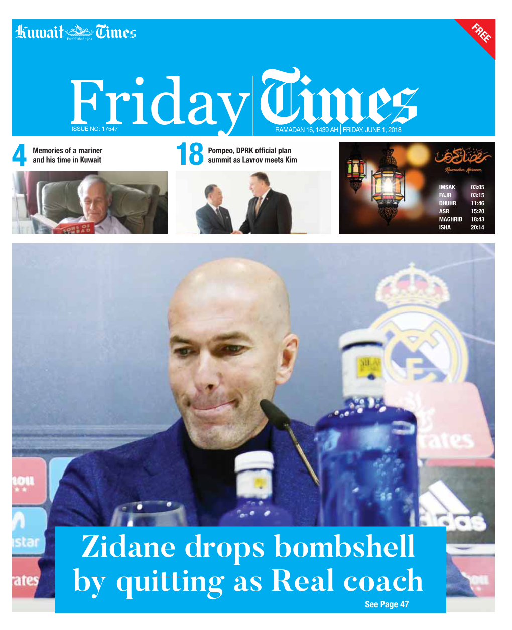 4 18 Zidane Drops Bombshell by Quitting As Real Coach