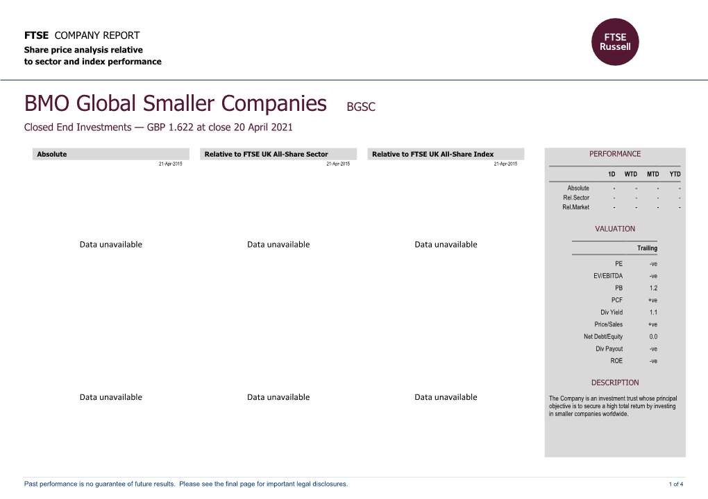 FTSE Factsheet